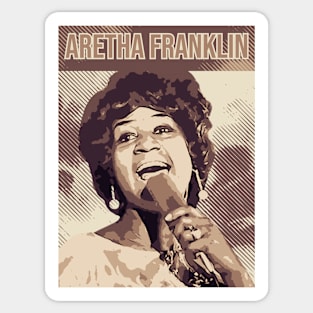 Aretha Franklin Sticker